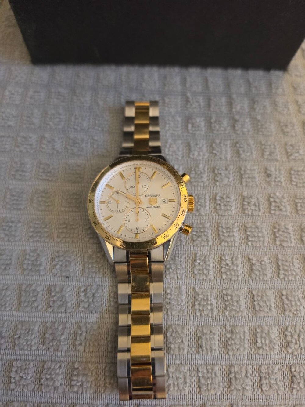 TAG HEUER Carrera  CV2050. 18k stainless Carrera Chronograph Automatic - Picture 2 of 8